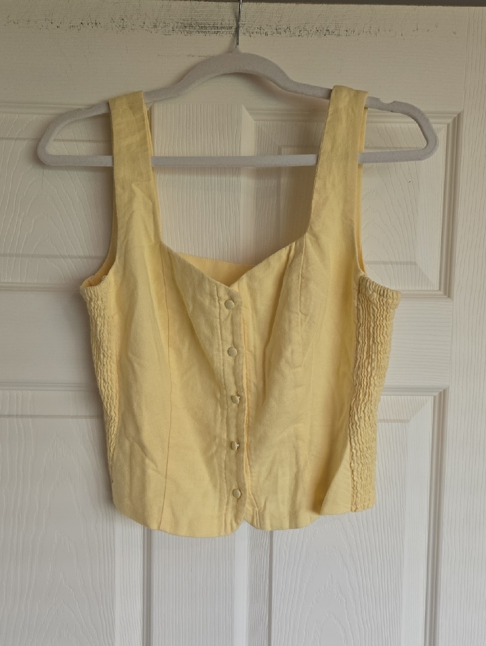Linen  blend tank